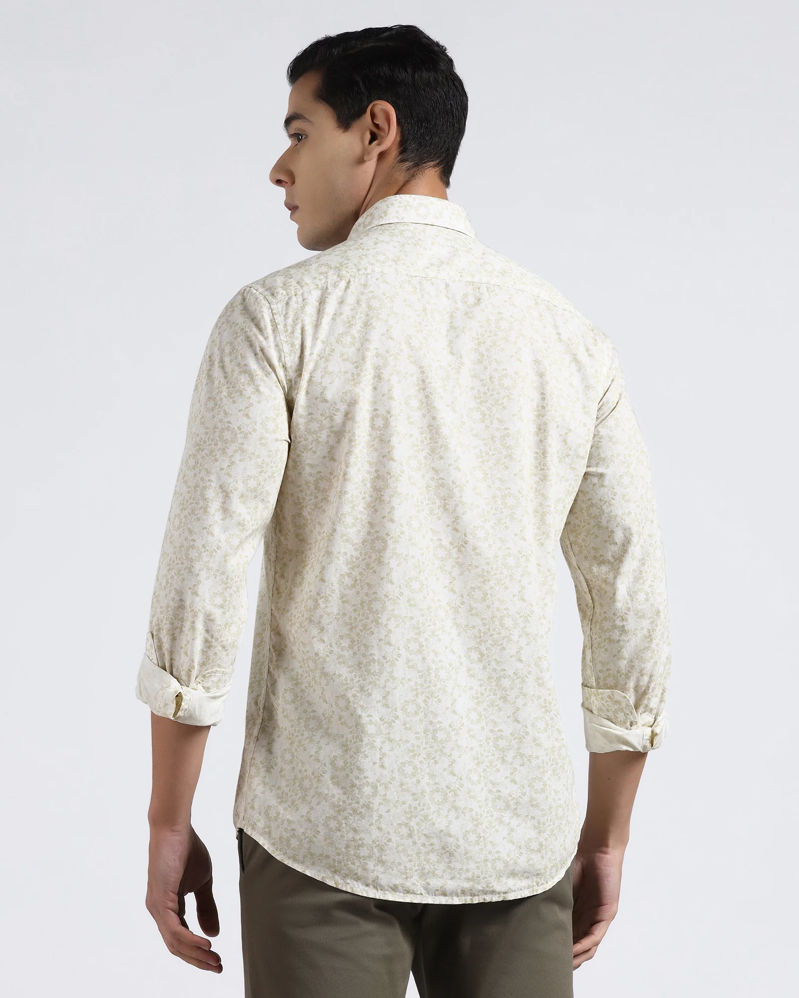 Yellow Printed Shirt - Frilo - Image 2